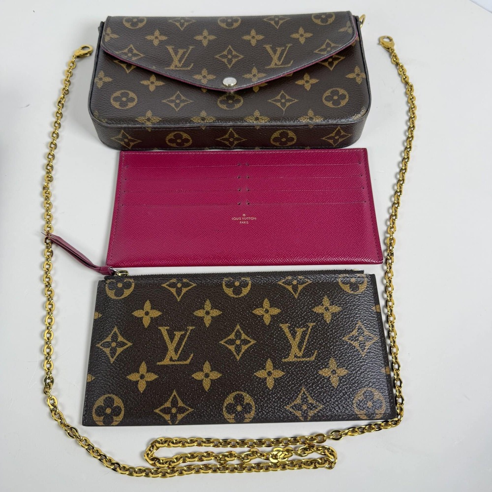 Louis Vuitton Monogram Canvas Pochette Félicie Crossbody Bag